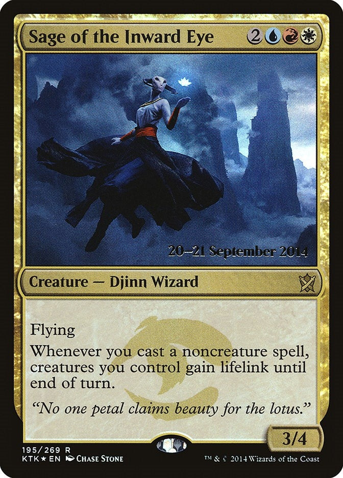 Image for Sage of the Inward Eye (Prerelease Cards) (195) - Magic: The Gathering