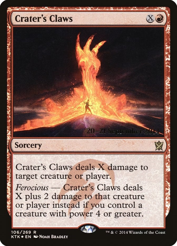 Image for Crater's Claws (Prerelease Cards) (106) - Magic: The Gathering