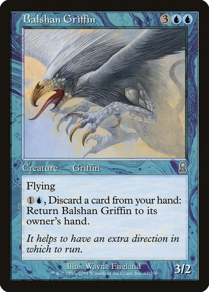 Image for Balshan Griffin (Odyssey) (67) - Magic: The Gathering