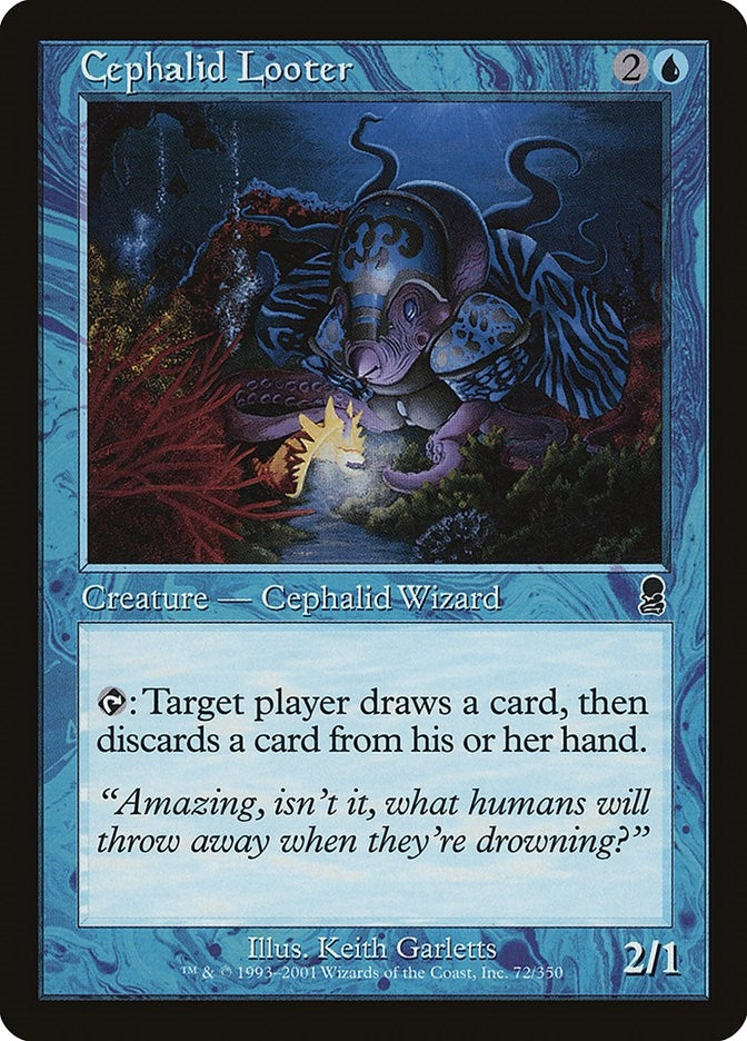Image for Cephalid Looter (Odyssey) (72) - Magic: The Gathering