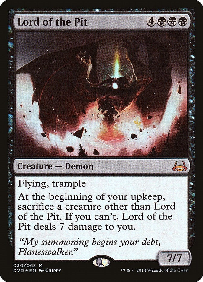 Image for Lord of the Pit (Duel Decks: Anthology) (30) - Magic: The Gathering