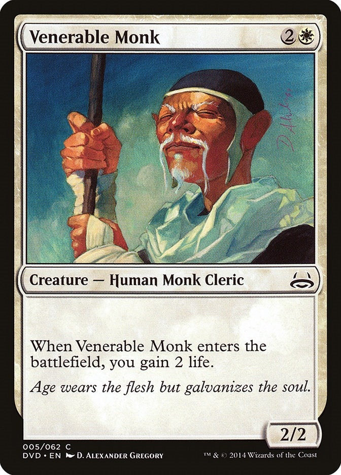 Image for Venerable Monk (Duel Decks: Anthology) (5) - Magic: The Gathering
