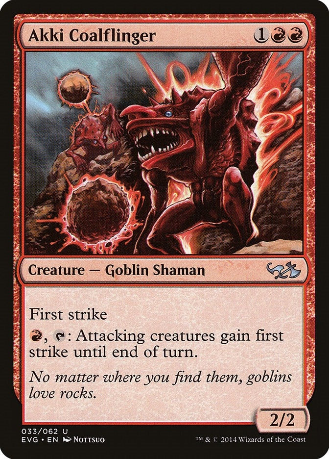 Image for Akki Coalflinger (Duel Decks: Anthology) (33) - Magic: The Gathering
