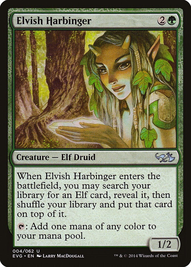 Image for Elvish Harbinger (Duel Decks: Anthology) (4) - Magic: The Gathering