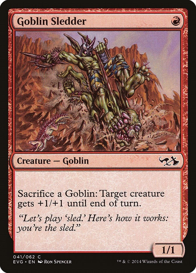 Image for Goblin Sledder (Duel Decks: Anthology) (41) - Magic: The Gathering