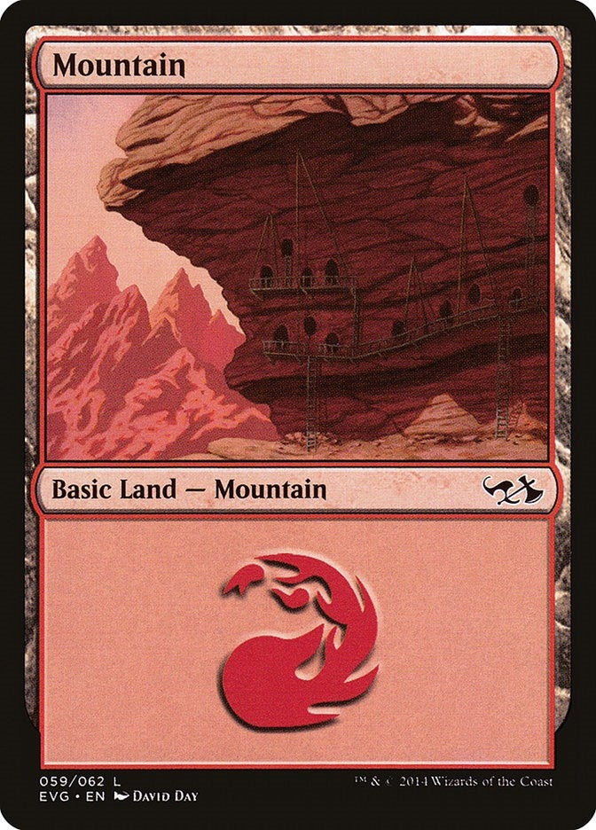 Image for Mountain (059) (EVG) (Duel Decks: Anthology) (59) - Magic: The Gathering