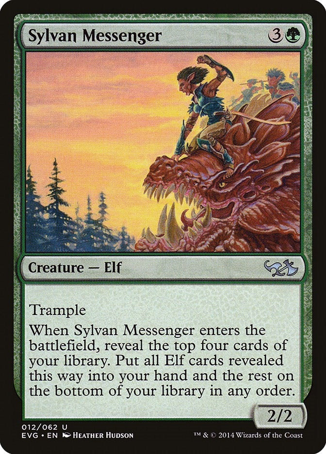 Image for Sylvan Messenger (Duel Decks: Anthology) (12) - Magic: The Gathering
