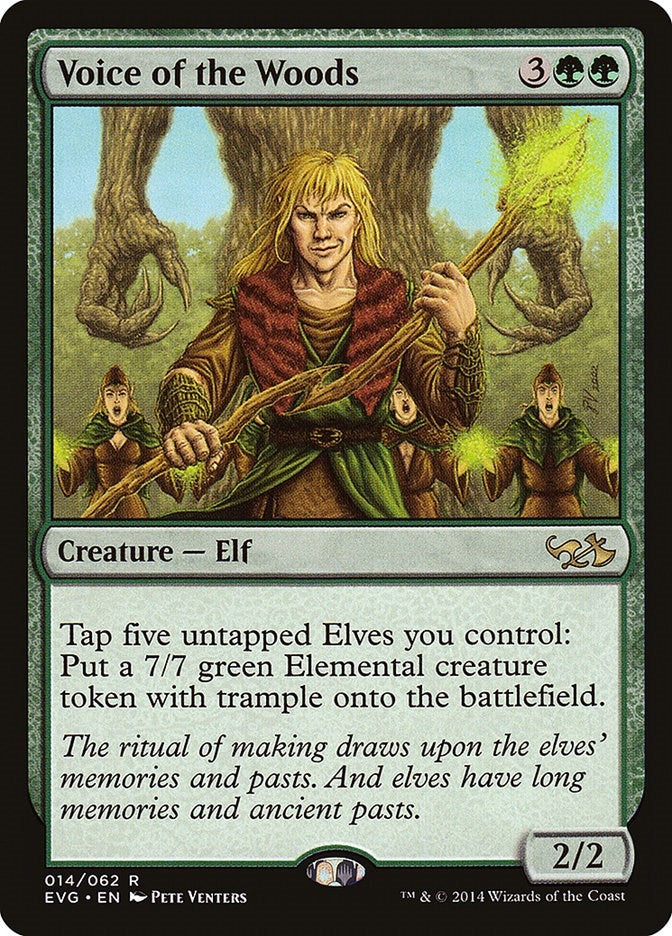Image for Voice of the Woods (Duel Decks: Anthology) (14) - Magic: The Gathering