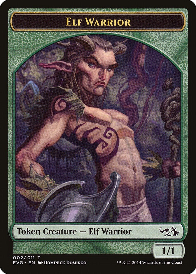 Image for Elf Warrior Token (Duel Decks: Anthology) (2) - Magic: The Gathering