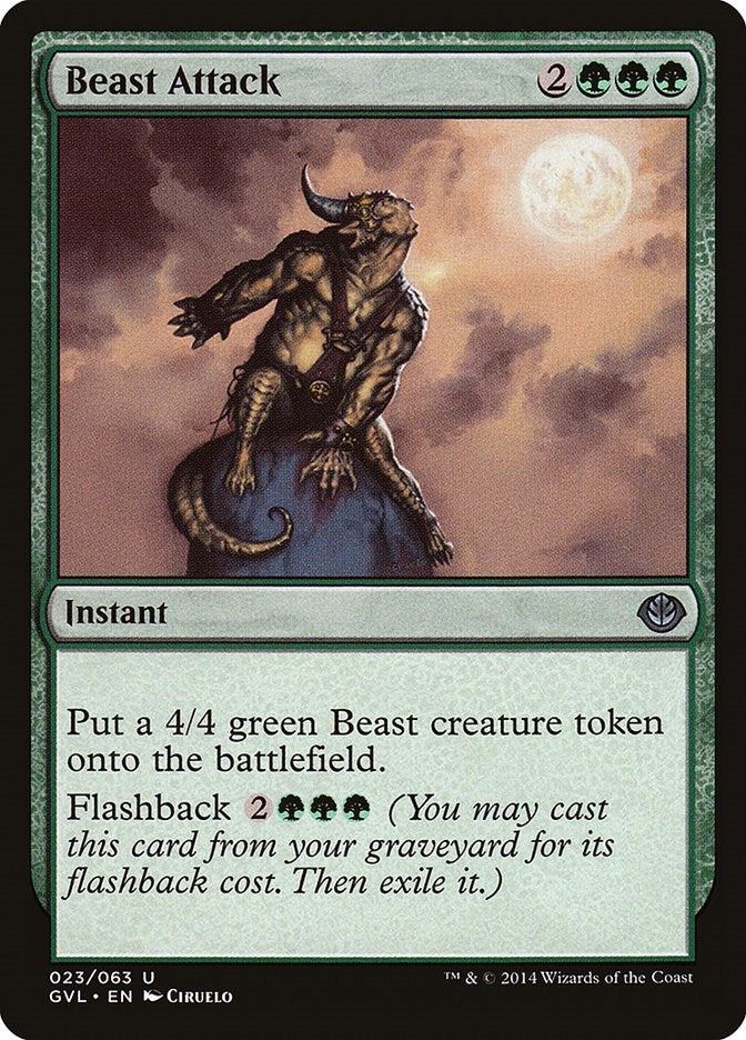 Image for Beast Attack (Duel Decks: Anthology) (23) - Magic: The Gathering