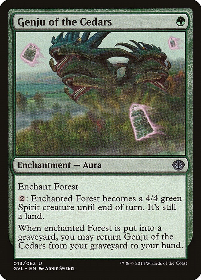 Image for Genju of the Cedars (Duel Decks: Anthology) (13) - Magic: The Gathering