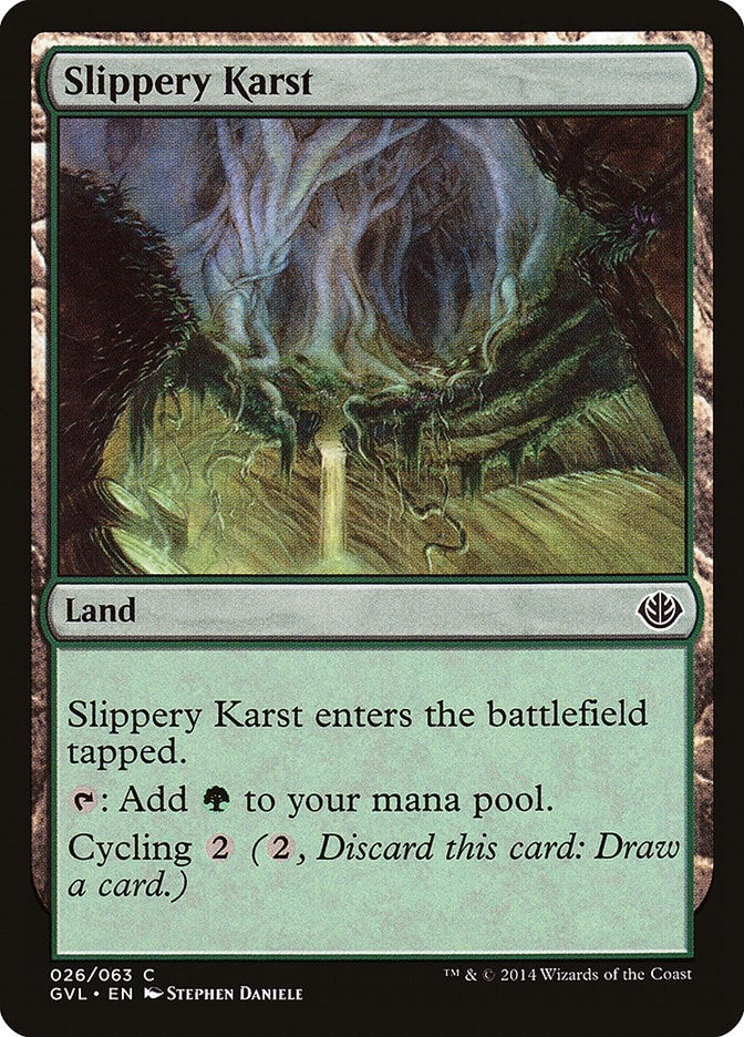 Image for Slippery Karst (Duel Decks: Anthology) (26) - Magic: The Gathering