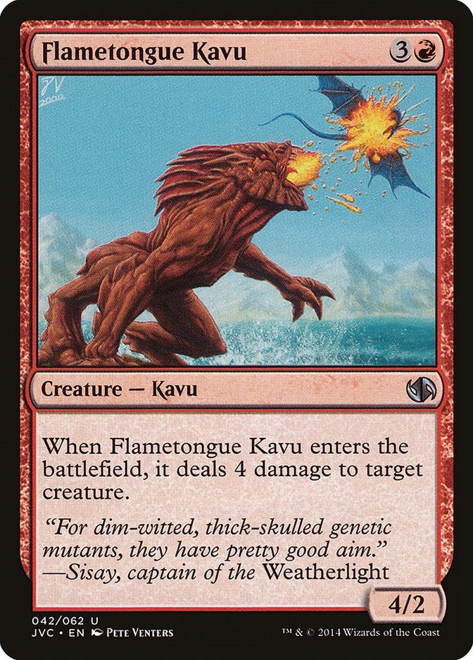 Image for Flametongue Kavu (Duel Decks: Anthology) (42) - Magic: The Gathering