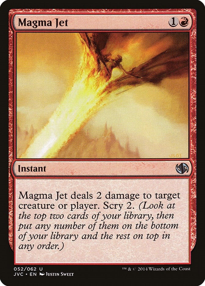 Image for Magma Jet (Duel Decks: Anthology) (52) - Magic: The Gathering