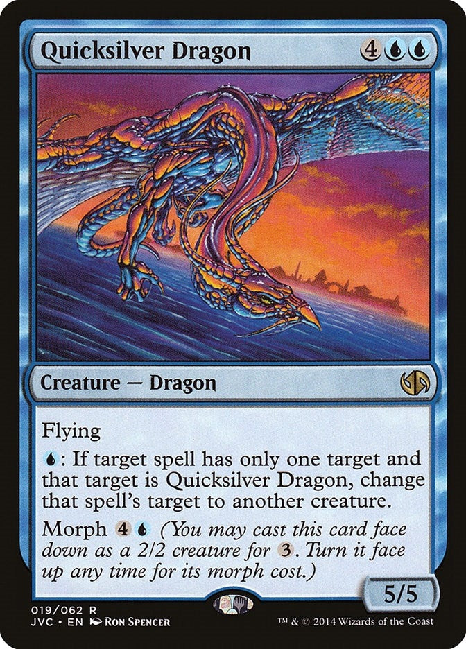 Image for Quicksilver Dragon (Duel Decks: Anthology) (19) - Magic: The Gathering