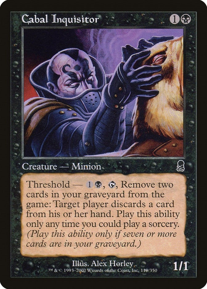 Image for Cabal Inquisitor (Odyssey) (119) - Magic: The Gathering
