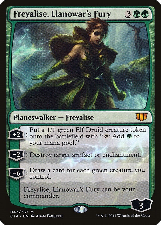 Image for Freyalise, Llanowar's Fury (Commander 2014) (43) - Magic: The Gathering