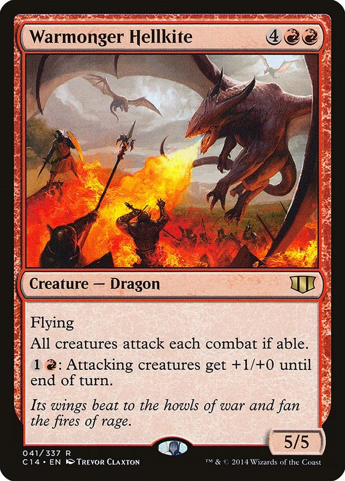 Image for Warmonger Hellkite (Commander 2014) (41) - Magic: The Gathering