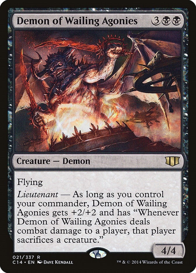 Image for Demon of Wailing Agonies (Commander 2014) (21) - Magic: The Gathering