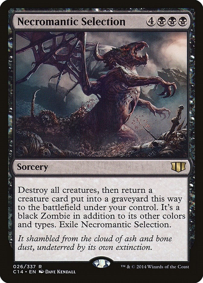 Image for Necromantic Selection (Commander 2014) - Magic: The Gathering