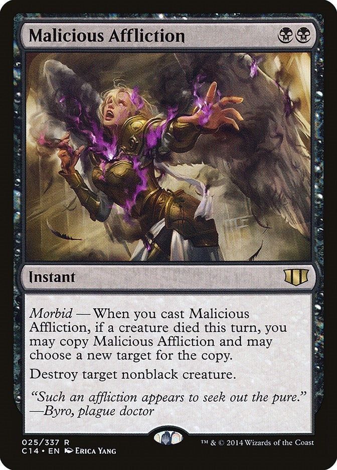 Image for Malicious Affliction (Commander 2014) (25) - Magic: The Gathering