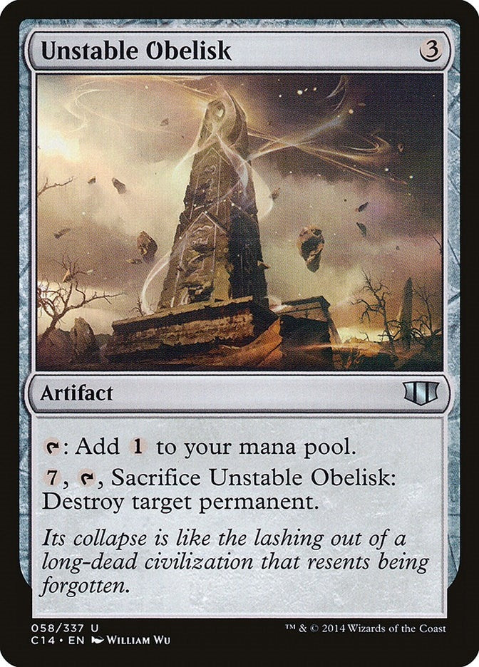 Image for Unstable Obelisk (Commander 2014) (58) - Magic: The Gathering