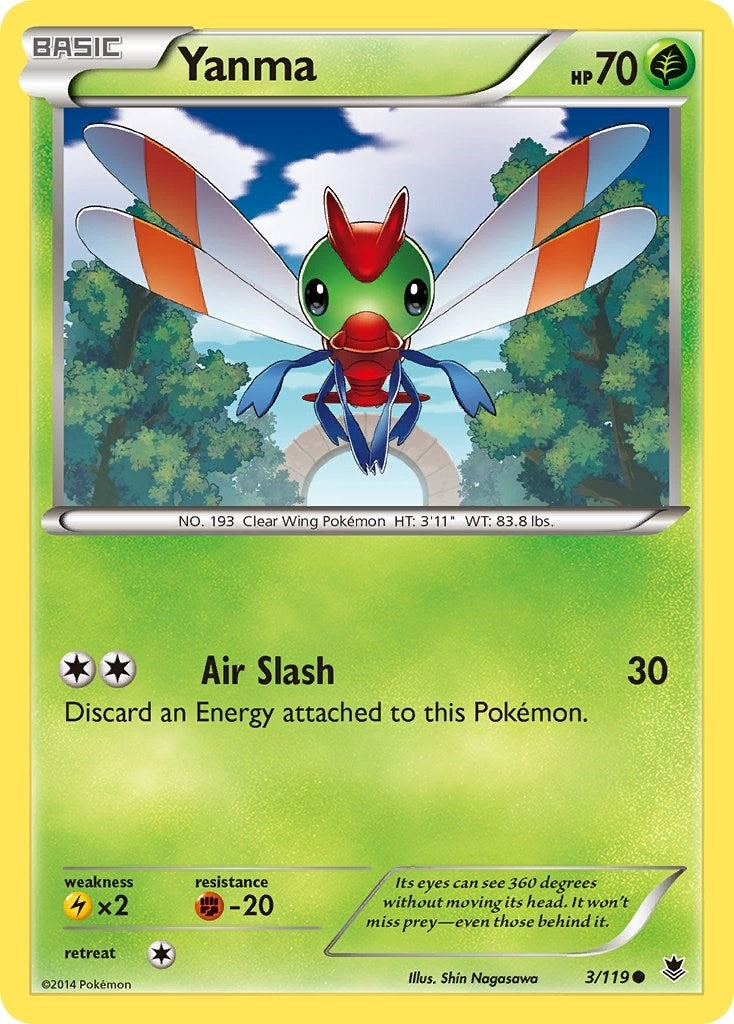 Image for Yanma (XY - Phantom Forces) (3/119) - Pokemon