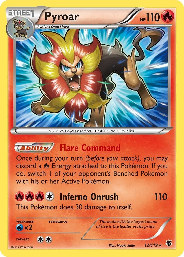 Image for Pyroar (XY - Phantom Forces) (12/119) - Pokemon