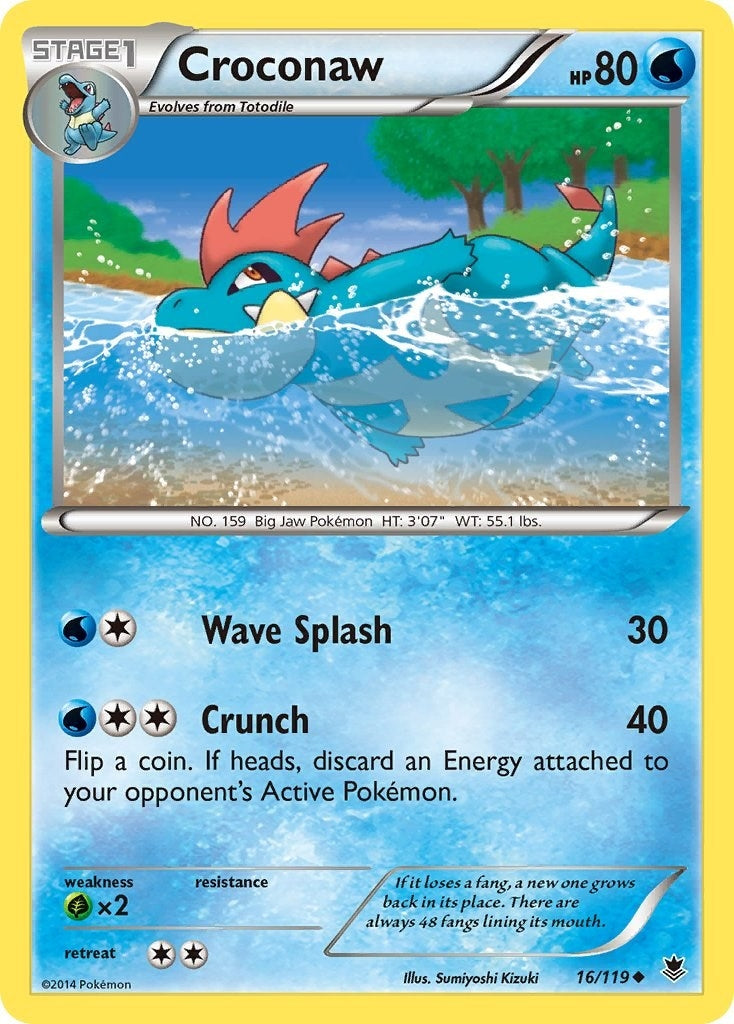 Image for Croconaw (XY - Phantom Forces) (16/119) - Pokemon