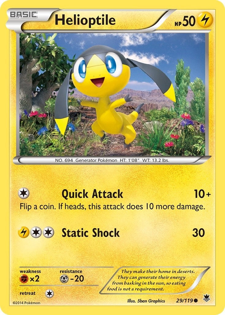 Image for Helioptile (29) (XY - Phantom Forces) (29/119) - Pokemon