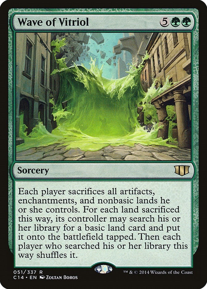 Image for Wave of Vitriol (Commander 2014) (51) - Magic: The Gathering