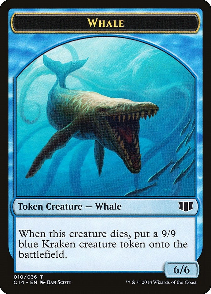 Image for Whale // Zombie (011) Double-Sided Token (Commander 2014) (10 // 11) - Magic: The Gathering