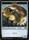 Image for Wurm (033) // Goat Double-sided Token (Commander 2014) (33 // 3) - Magic: The Gathering