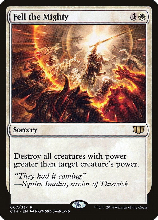 Image for Fell the Mighty (Commander 2014) - Magic: The Gathering