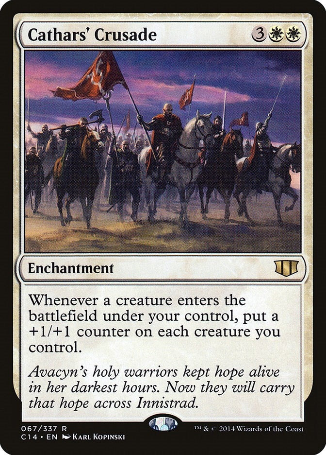 Image for Cathars' Crusade (Commander 2014) (67) - Magic: The Gathering