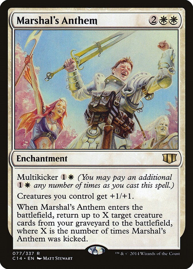Image for Marshal's Anthem (Commander 2014) (77) - Magic: The Gathering