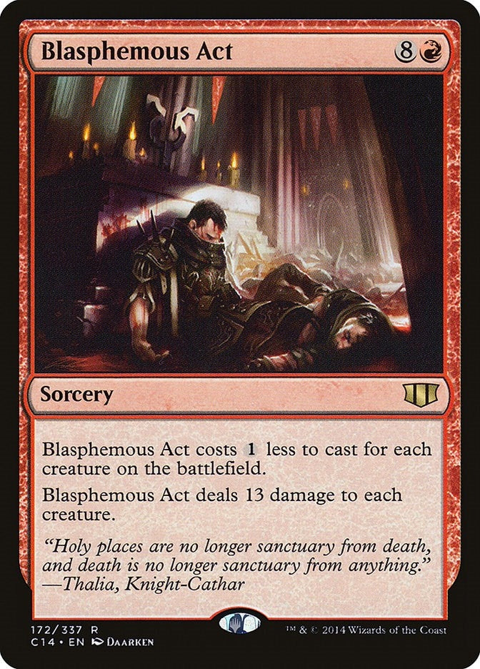 Image for Blasphemous Act (Commander 2014) (172) - Magic: The Gathering