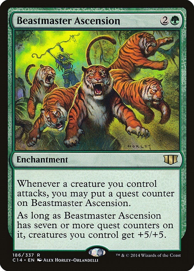 Image for Beastmaster Ascension (Commander 2014) (186) - Magic: The Gathering