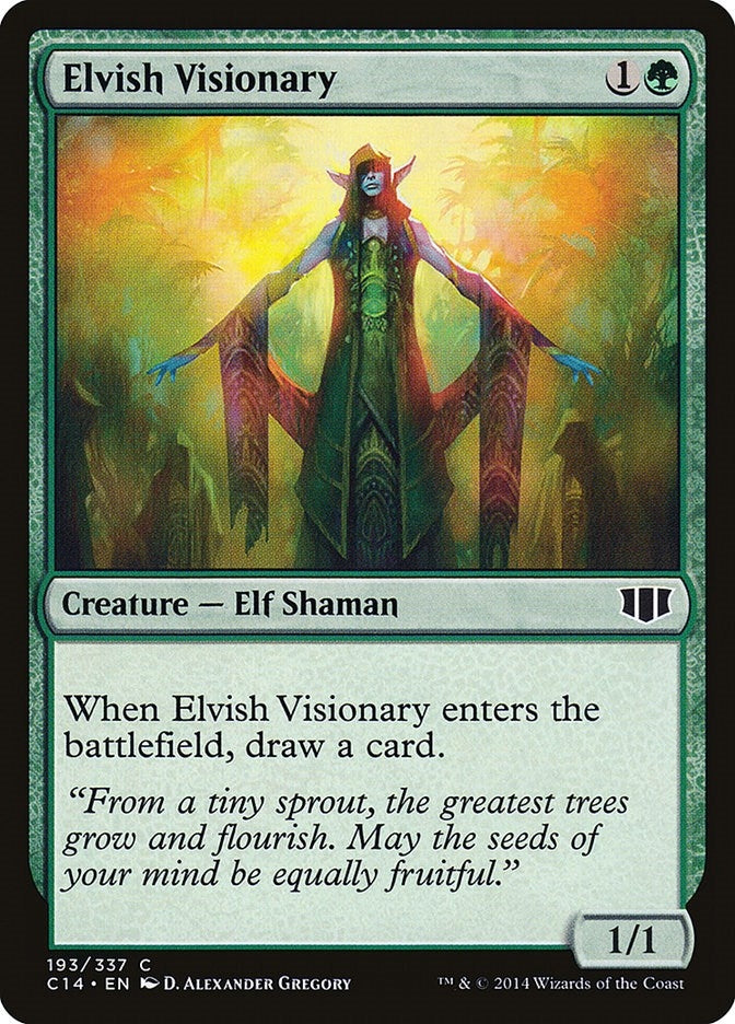 Image for Elvish Visionary (Commander 2014) (193) - Magic: The Gathering