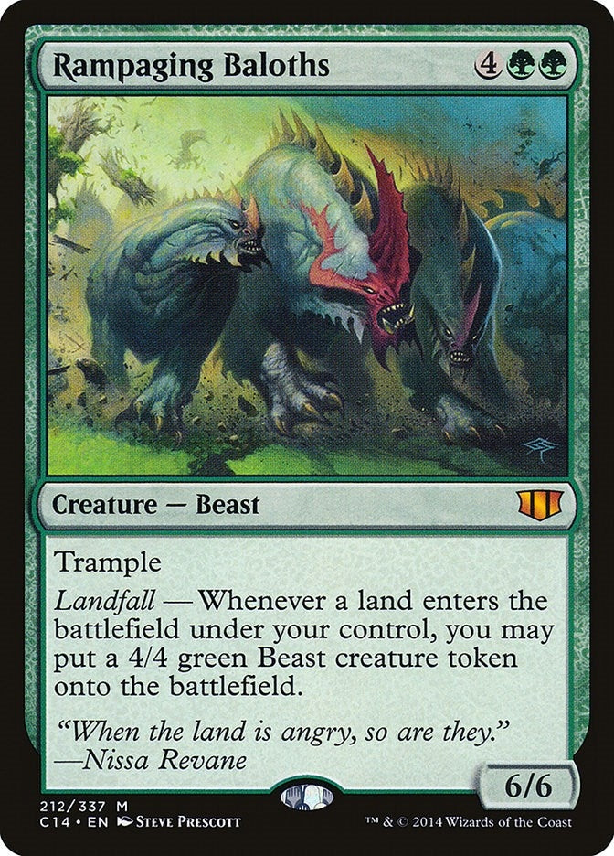 Image for Rampaging Baloths (Commander 2014) (212) - Magic: The Gathering