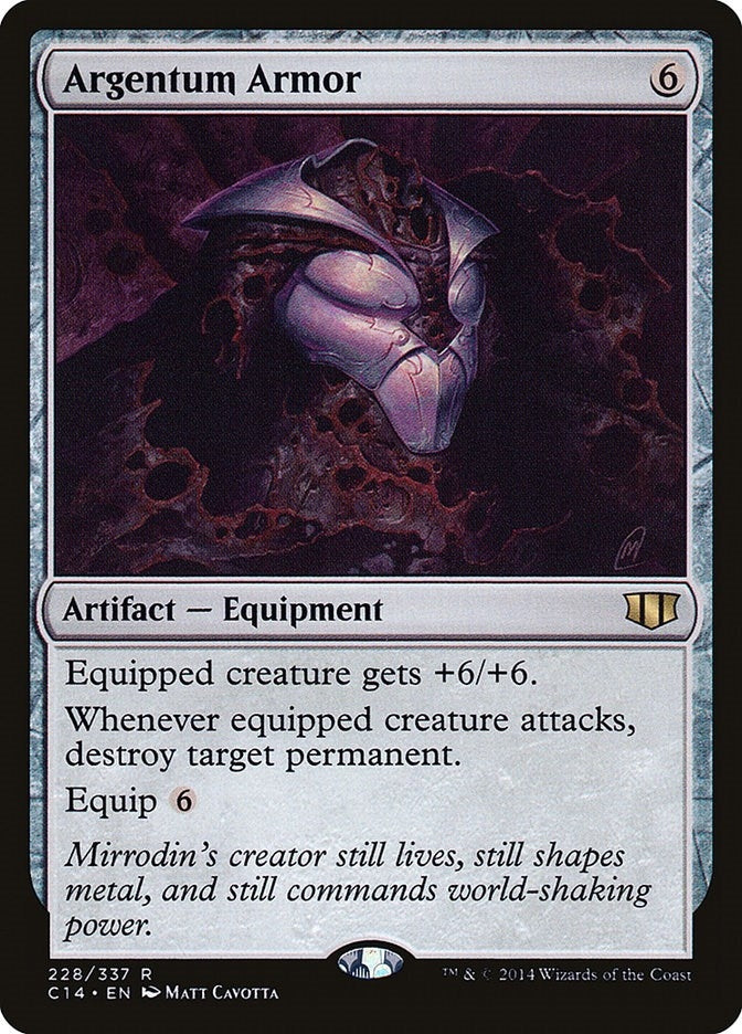 Image for Argentum Armor (Commander 2014) (228) - Magic: The Gathering