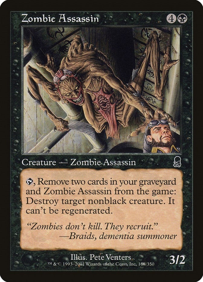 Image for Zombie Assassin (Odyssey) (168) - Magic: The Gathering