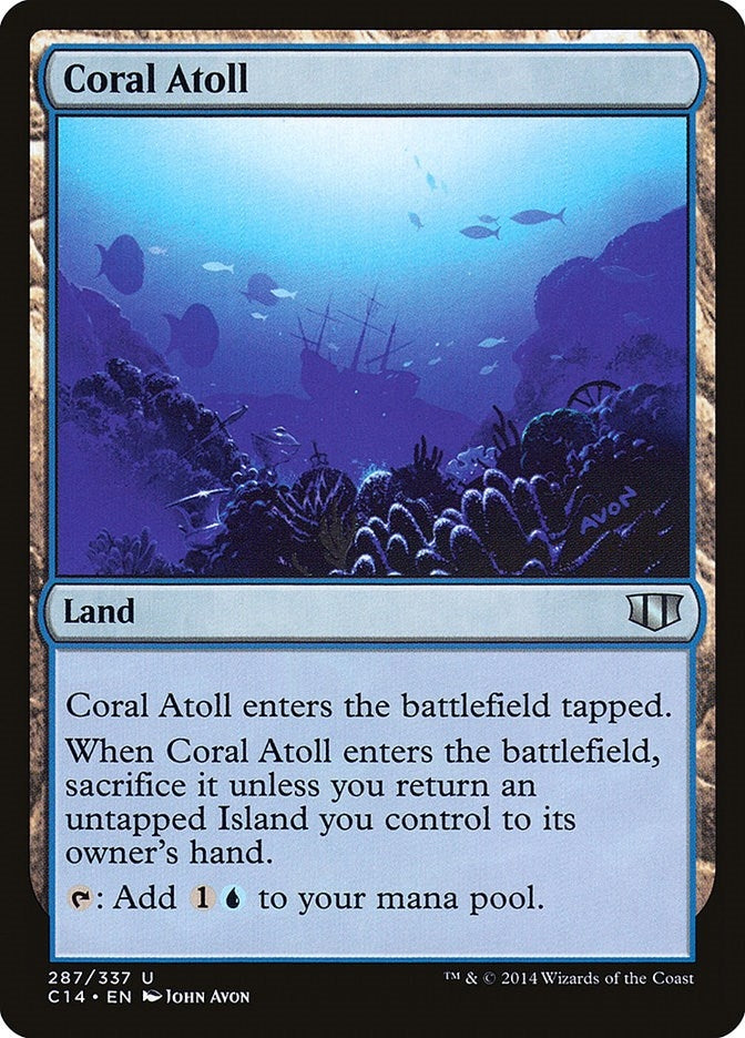 Image for Coral Atoll (Commander 2014) (287) - Magic: The Gathering