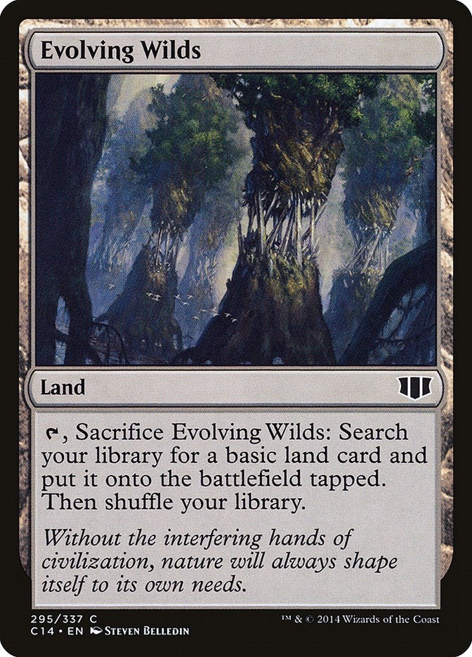 Image for Evolving Wilds (Commander 2014) (295) - Magic: The Gathering