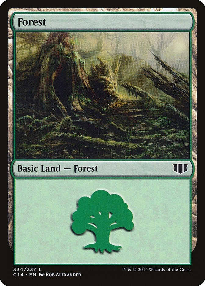 Image for Forest (334) (Commander 2014) (334) - Magic: The Gathering