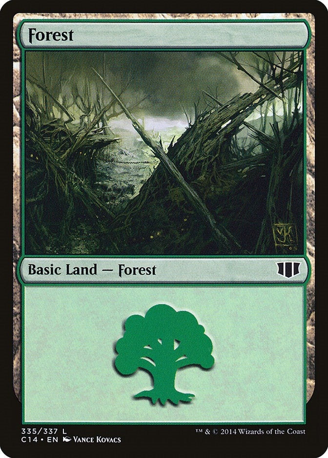 Image for Forest (335) (Commander 2014) (335) - Magic: The Gathering