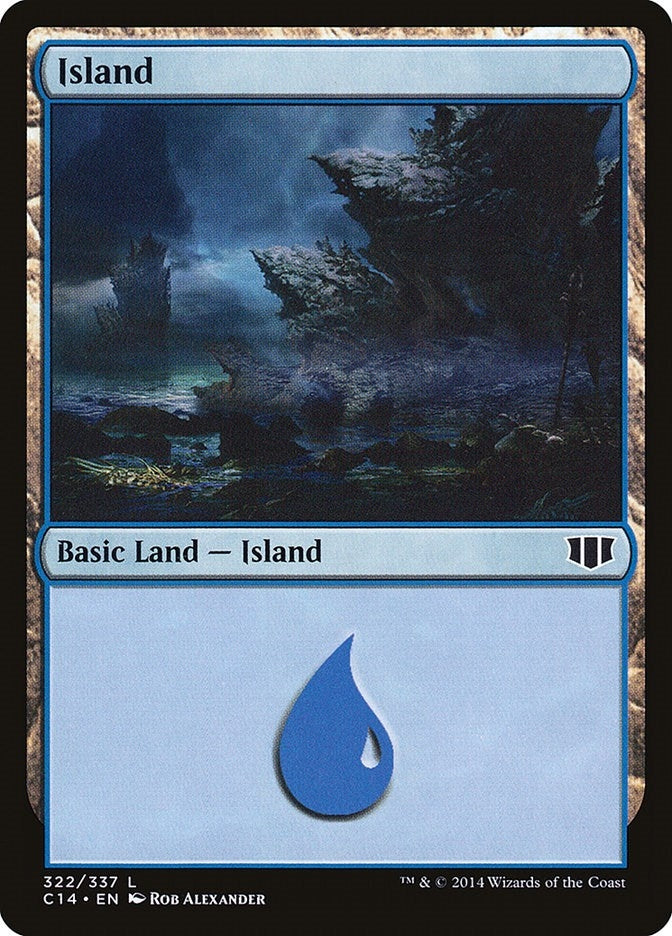 Image for Island (322) (Commander 2014) (322) - Magic: The Gathering