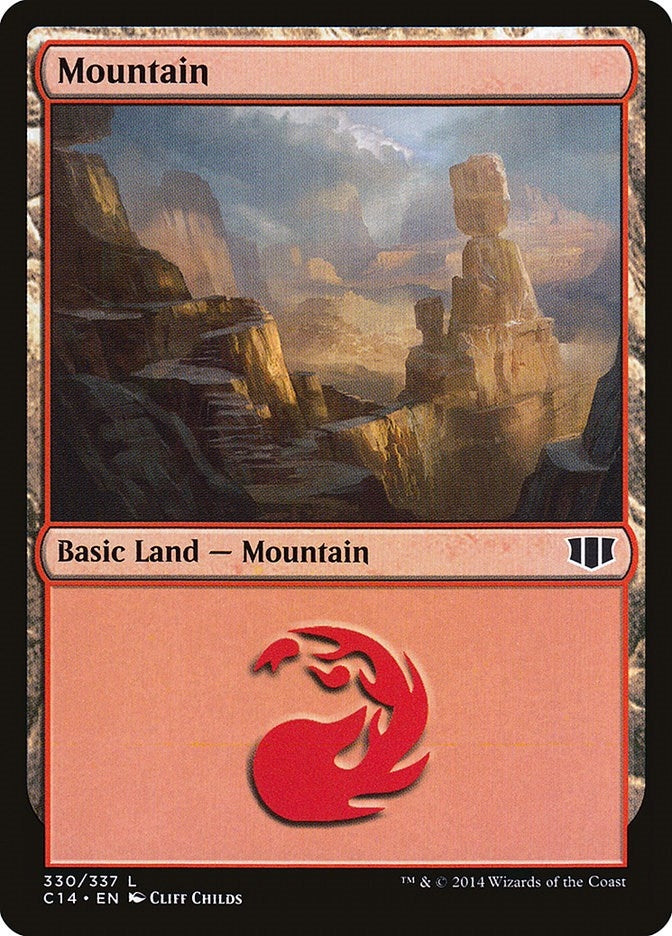 Image for Mountain (330) (Commander 2014) (330) - Magic: The Gathering