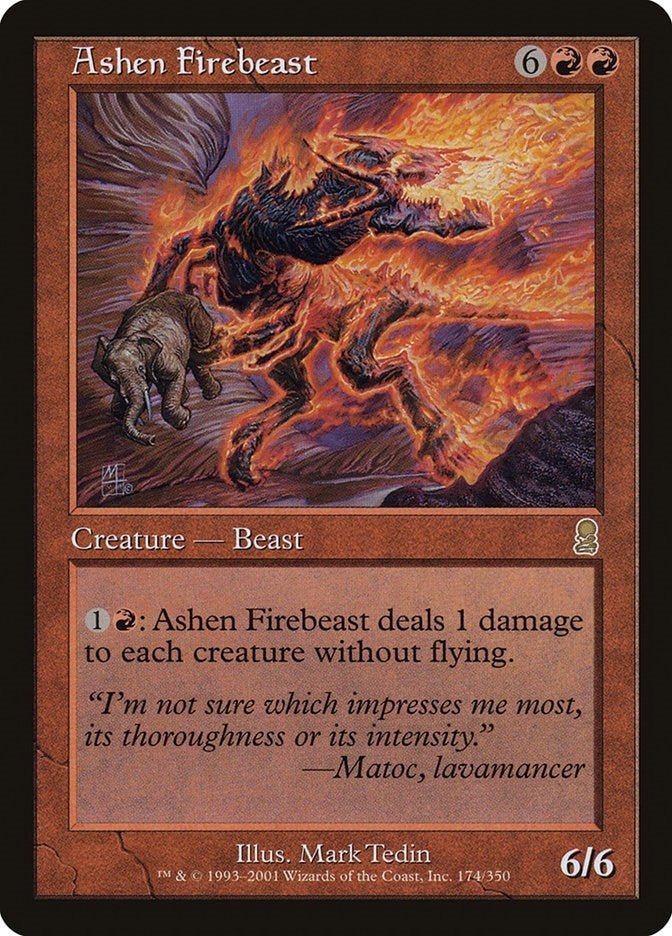 Image for Ashen Firebeast (Odyssey) (174) - Magic: The Gathering