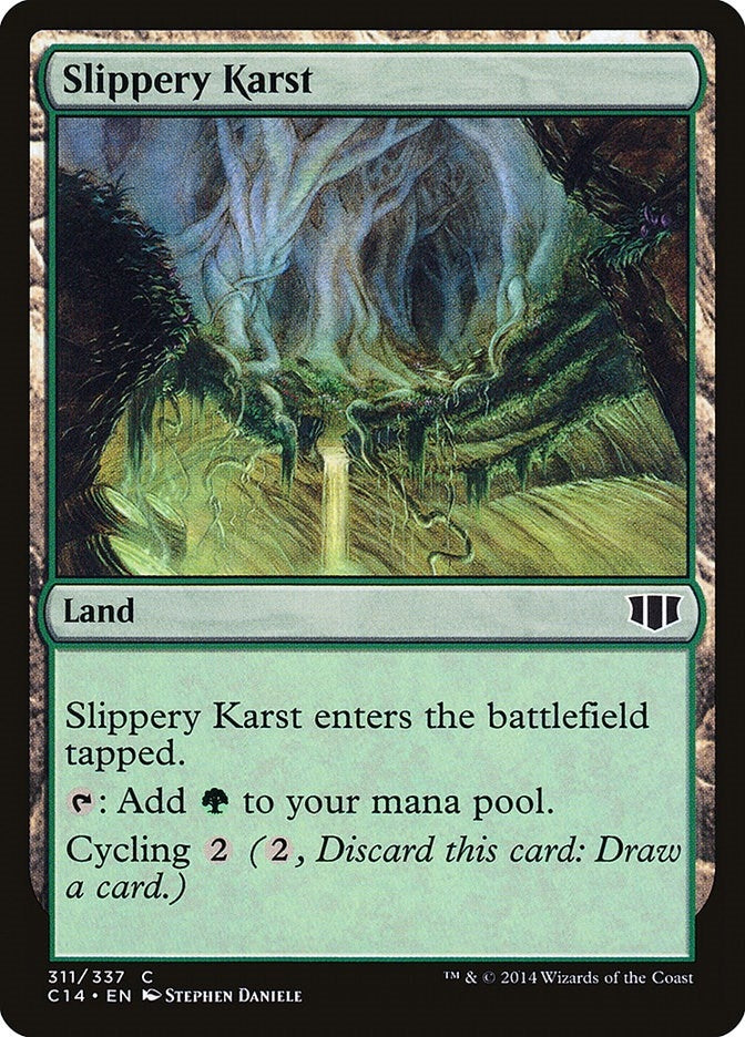 Image for Slippery Karst (Commander 2014) (311) - Magic: The Gathering